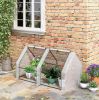 Portable Mini Tunnel Greenhouse with Large Zipper Doors – 6 x 3 x 3 ft