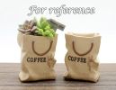 Resin Coffee Takeout Bag Succulent Planter