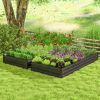 Large Outdoor Metal Planter Box – 240 x 120 x 30 cm