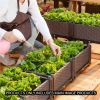 SOGA 120 cm Deep Planter Box with Legs – Durable Plastic Garden Bed