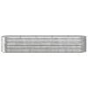 Large Oval Garden Raised Bed – Silver Powder‑Coated Steel