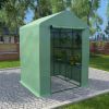 Large Green PE Mesh Greenhouse with Shelving