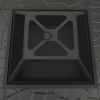 XXL Steel Garden Wood‑Burning Fire Pit with Poker 31.9" x 31.9" x 18.5"
