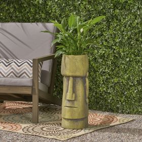 Glacier Cast Stone Look Planter