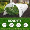 White Plant Covers for Freeze Protection – 10 x 30 ft, 50 GSM PP Frost Cloth