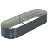 Garden Raised Bed – Galvanized Steel, Gray 94.5" x 31.5" x 17.3"
