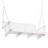 Wooden Porch Swing – 4.5 ft Fir Bench, 880 lb Capacity