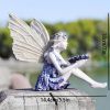 Miniature Fairy Resin Statue for Garden & Patio Decor