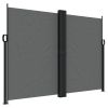 Retractable Side Awning – Anthracite 70.9" x 236.2"