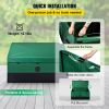 Waterproof PE Tarpaulin Deck Box with Galvanized Frame – 100 Gallon