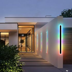 2-Pack RGBW Indoor/Outdoor Wall Lights – 16 Colors, 300+ Effects