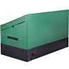 VEOVR Outdoor Storage Box with Galvanized Frame & Waterproof PE Tarpaulin – 150 Gallon
