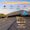 12' x 16' Cedar Wood Hardtop Gazebo – Steel Double Roof with Curtains & Netting