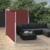 Side Awning – Brown Polyester with PU Coating – 47.2" x 236.2"
