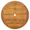 Medium Foldable Natural Acacia Wood Garden Table