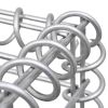 Gabion Raised Bed – Silver Galvanized Steel – Oversized Garden Planter
