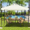 Two-Tier Patio Gazebo Canopy Tent – 10 x 10 Ft