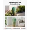 Outdoor Water Fountain – 30.71" Glazed Jar Style 1‑Tier Floor Fountain with LED
