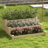 3-Tier Wooden Raised Garden Bed for Backyard and Patio