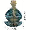 Meditating Sea Turtle Sculpture – Tranquility Garden Yoga Statue