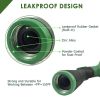 H2O WORKS Garden Hose Nozzle – Thumb Control Heavy Duty Metal High‑Pressure Sprayer
