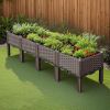 SOGA 160 cm Deep Raised Garden Bed with Legs – Outdoor Planter Box