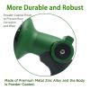 H2O WORKS Garden Hose Nozzle – Thumb Control Heavy Duty Metal High‑Pressure Sprayer