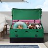 VEOVR Outdoor Storage Box with Galvanized Frame & Waterproof PE Tarpaulin – 150 Gallon