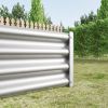 6' x 3' x 1' Raised Garden Bed – Silver Corrugated Metal