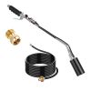 180,000 BTU Propane Weed Torch – Heavy Duty Flame Weeder with 10 ft Hose, Piezo Ignition, and Adjustable Flame