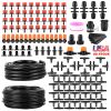 Drip Irrigation Kit – Automatic Garden Watering and Misting System for Greenhouse, Flower Beds, Patio, and Lawn