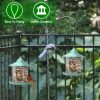 Hanging Gazebo Wild Bird Feeder – Outdoor Bird Seed Station with Large Capacity and 6 Feeding Ports