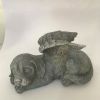 Resin Angel Pet Memorial Statue – Dog/Cat Garden Marker