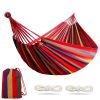 Outdoor Garden Camping Hammock with Tree Straps – 450 lb Portable Travel Hammock