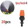 Adjustable Garden Drip & Misting Nozzles – 20‑Piece Micro Sprinkler Set