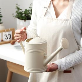 Long‑Nozzle Watering Can with Sprinkler Head (Color: White)