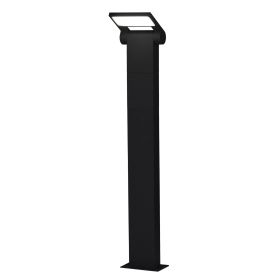 Inowel Outdoor Pathway Lights LED Bollard Light Landscape Path Light Modern Waterproof Driveway Lights 11706 (Color: Black, size: 31.5In)