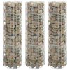 Gabion Raised Bed – Silver Galvanized Steel – Medium
