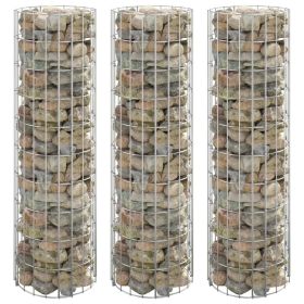 Gabion Raised Bed – Silver Galvanized Steel – Medium (Color: Silver)