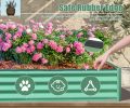 6' x 3' x 1' Galvanized Raised Garden Bed – Green & Gray