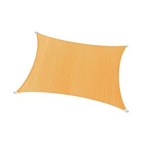 Outdoor Patio Garden Backyard Shade Canopy UV Shelter Canopy (Color: Beige, size: 300*300 Cm)