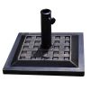 30 lb Heavy Duty Square Umbrella Base Stand – 17.5 in