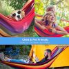 Outdoor Garden Camping Hammock with Tree Straps – 450 lb Portable Travel Hammock