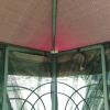 13' x 10' Patio Gazebo – Double‑Roof Canopy with 4‑Side Mesh