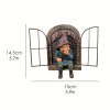 “Elf Out the Door” Tree‑Hugger Gnome Statue