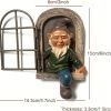 “Elf Out the Door” Tree‑Hugger Gnome Statue