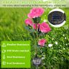 2-Pack Solar Rose Flower Pathway Lights