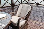 Grey Oval Patio Wicker 7 Piece Dining Set-Direct Wicker