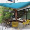9.84 ft Triangle Shade Sail Patio Canopy – Waterproof Polyester Taffeta