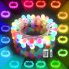 Color-Changing Globe String Lights – 50 LEDs, 21.3 ft with Remote
